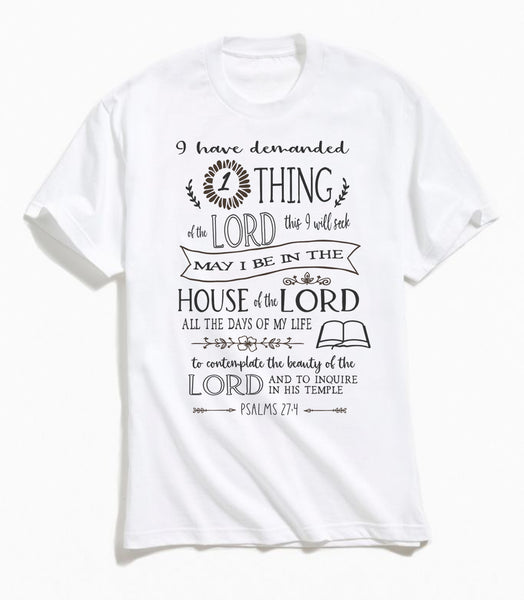 Psalms 27 - White